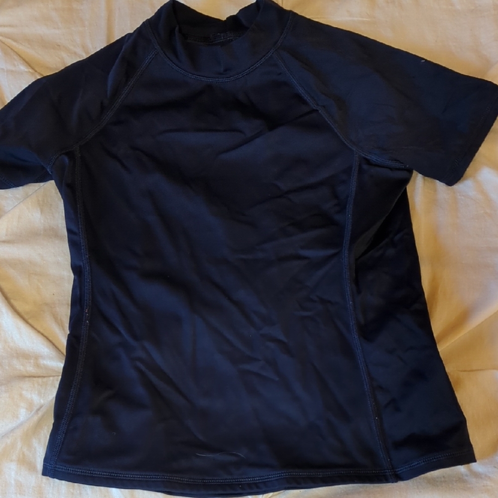Lands' End Deep Blue Swim Top 7/8
